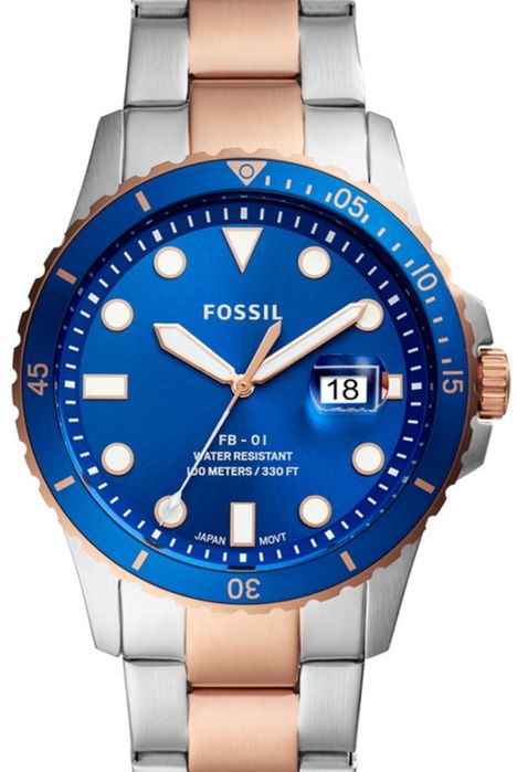Fossil ceas Quartz curea otel inoxidabil