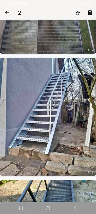Vând scări metalice zincate executate la comandă
Ne deplasăm oriunde î