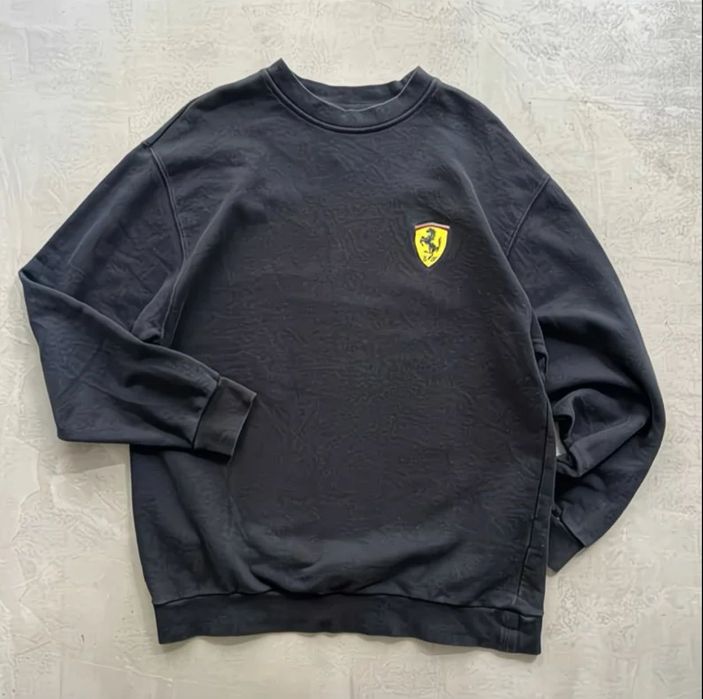 Легкий свитшот для осени и весны с эмблема и машин porche ferrari