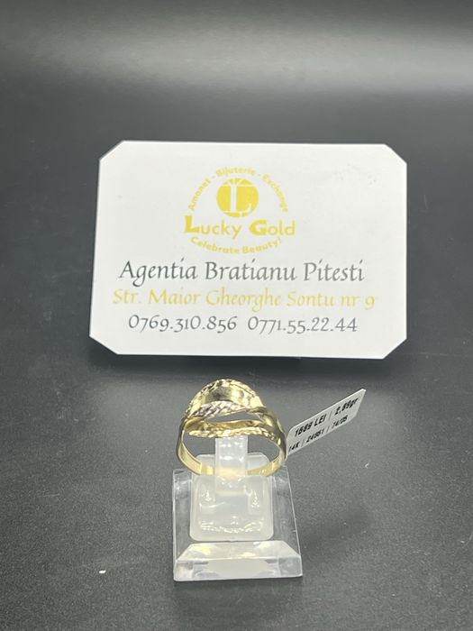 Inel aur 14k 2.89 gr marimea 20 cod 24651