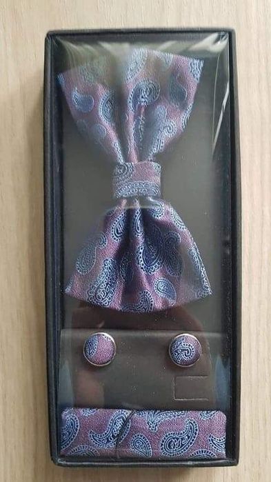 Set papion, butoni si batista