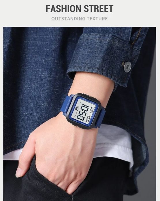 Эркаклар учун SKMEI спорт соатлари – турли рангларда!