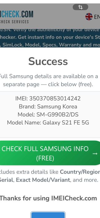Samsung S21 5g sm -G990B2/DS defect placa de baza