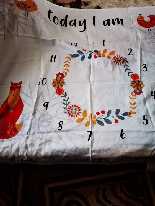 cearceaf aniversar 1 12 lunițe