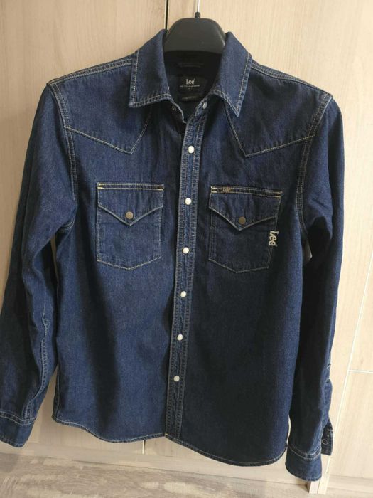 Маркова дънкова риза Lee, S размер