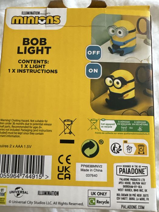 Lampa minion. Produs nou!