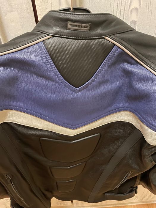 Мото кожено яке S