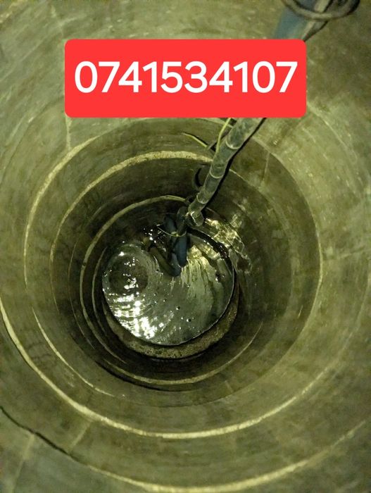 Fantanar puțuri fântâni curățim adâncim dezinfectam