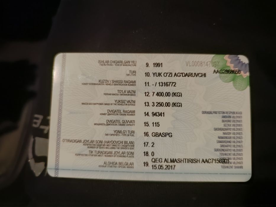 Gaz 53 sotiladi xolati alo