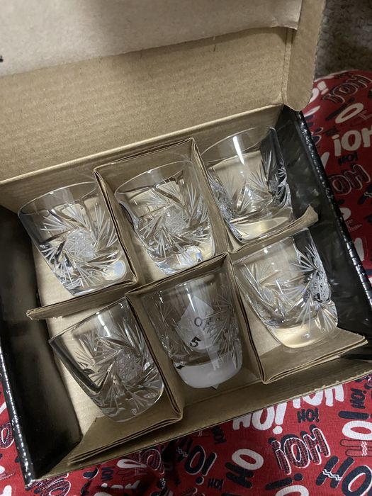 Хрустальная посуда новая