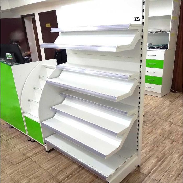 Металлические стеллажи, metall stellajlar, savdo polka, savdo tokcha