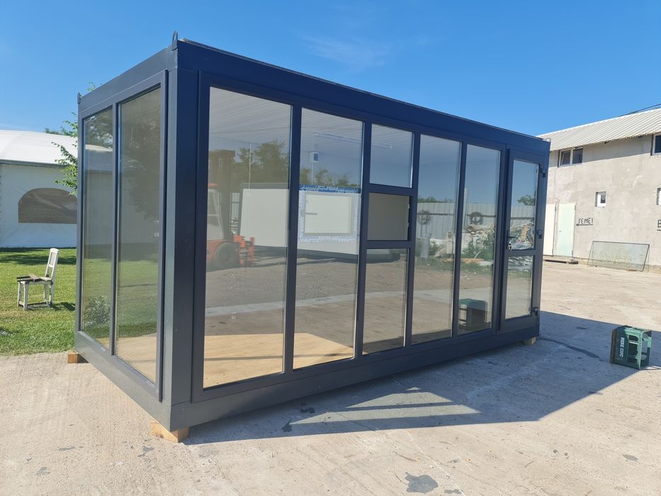 Vand container Sauna Birou Vitrina Vestiar paza