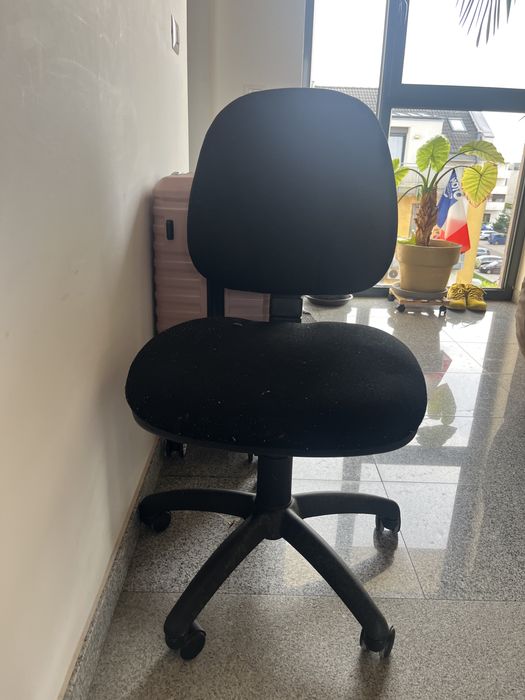Scaun de birou, negru, reglabil