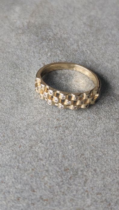 Inel placat cu aur 14 k