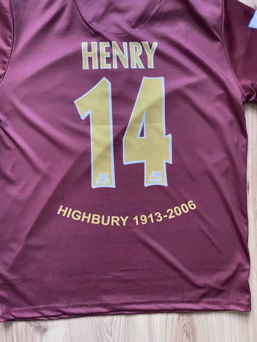 NIKE Thierry Henry Arsenal 2005/2006 Home Jersey - Retro Jersey/мъжка тениска XL