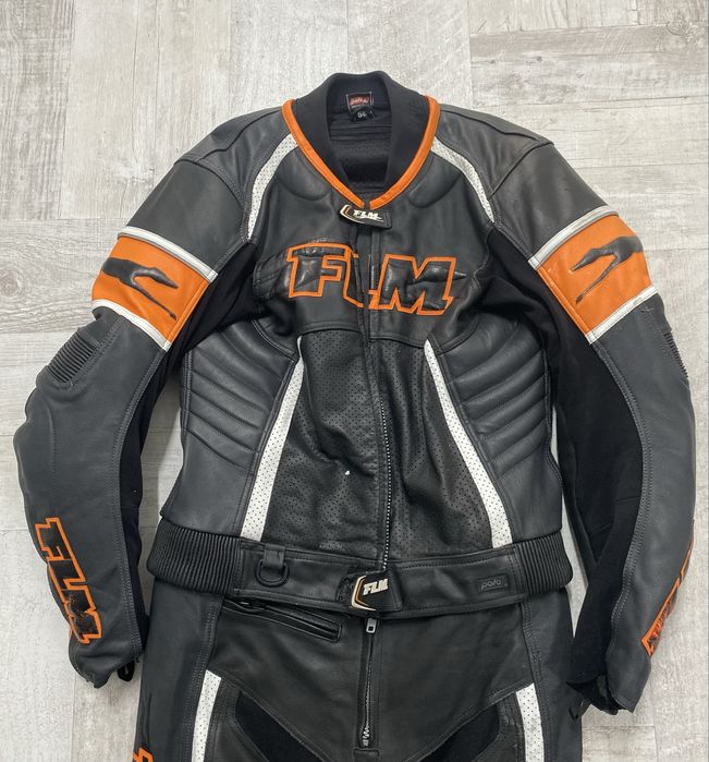 Costum piele moto FLM