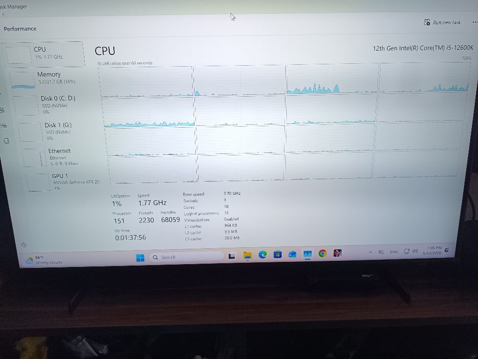 Гейм Рс Player VT7 I5 12600K/32 gb ddr4/RTX 2080Ti