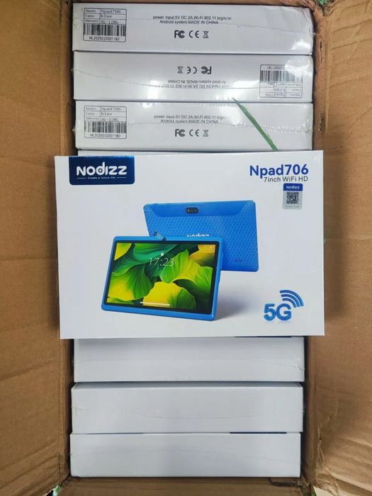 БЕПУЛ Доставка, Болалар android планшети nodizz npad706/708 4/128Gb