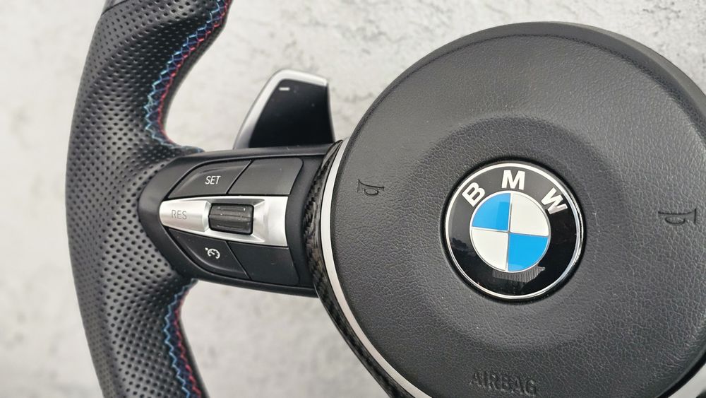 Volan Tesit Carbon Forjat  Bmw  F10 F11 F07  F01  Gama F