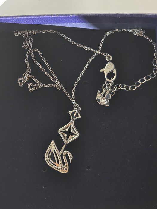 Colier Swarovski Swan Y – Cristal, Elegant & Modern