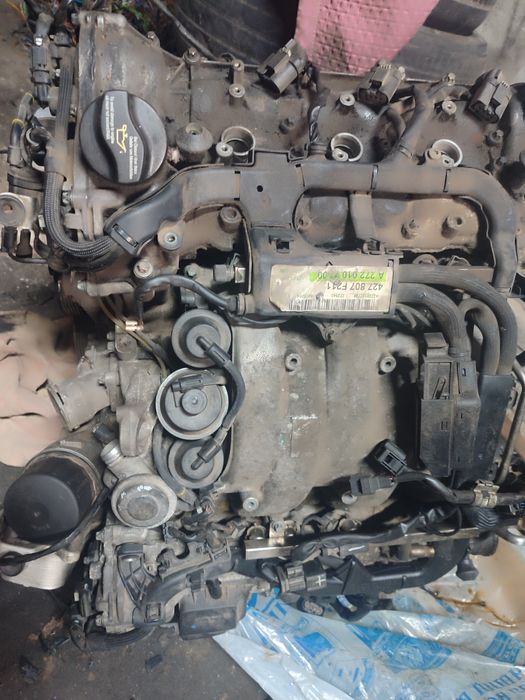 Двигатель мерс 211 на ходу