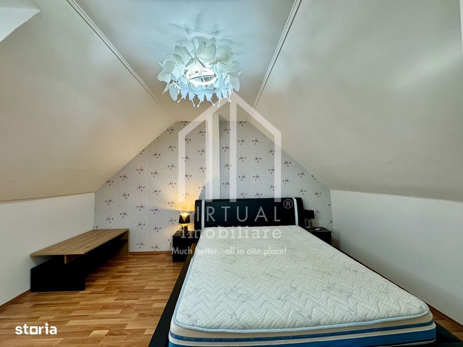 Mansarda cu 3 camere, 39mp utili+pod amenajat 25mp, balcon, V. Aaron