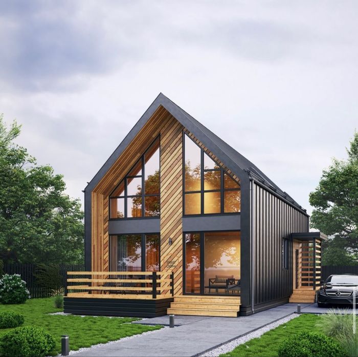 Проект BarnHouse от идеи до готового дома