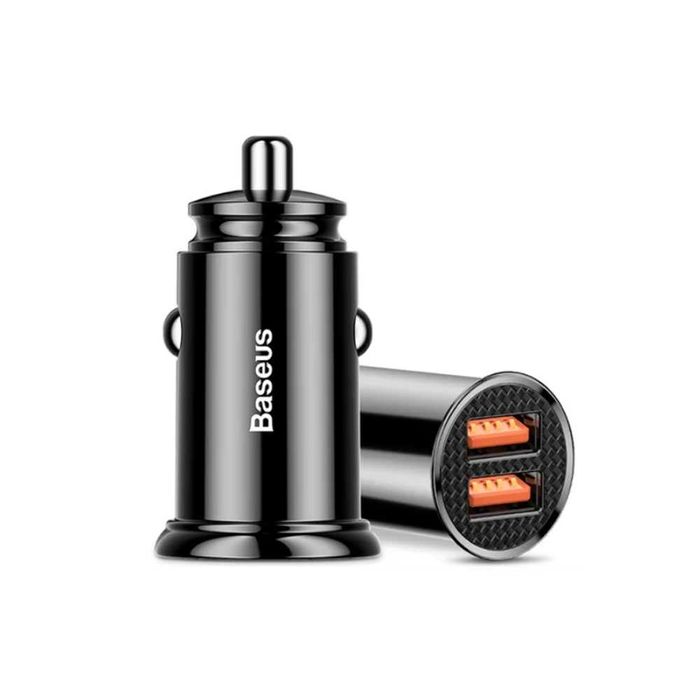 Incarcator auto bricheta 2 x USB fast quick charge 30W Baseus