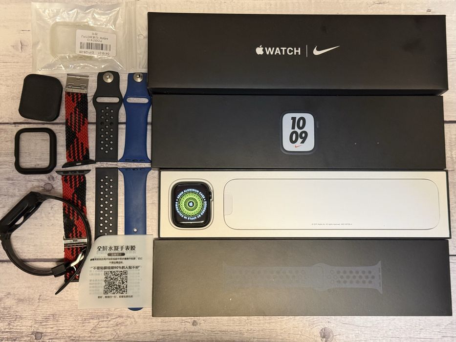 Apple Watch Series 7 Nike 45mm Midnight Full Box + Multe Accesorii