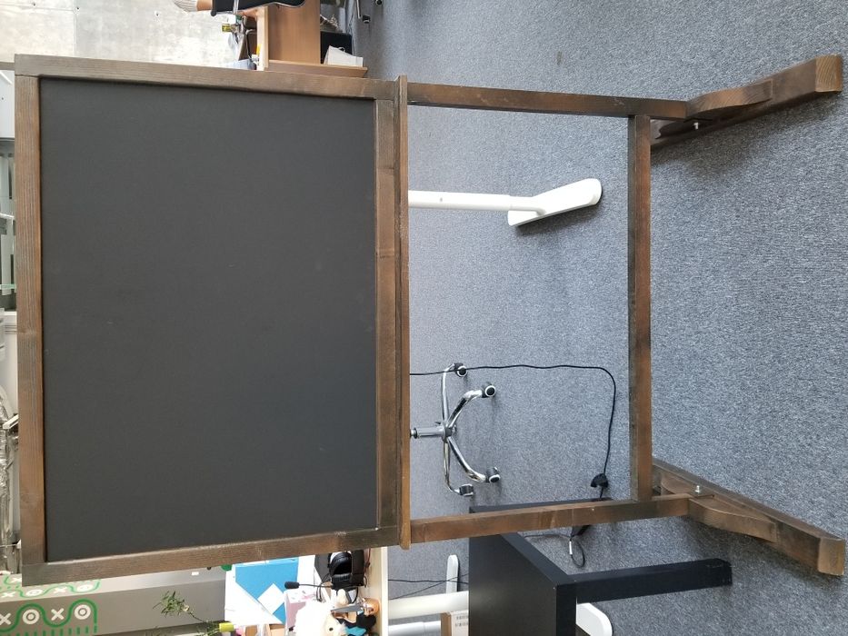 Черна дъска с разглобяема основа