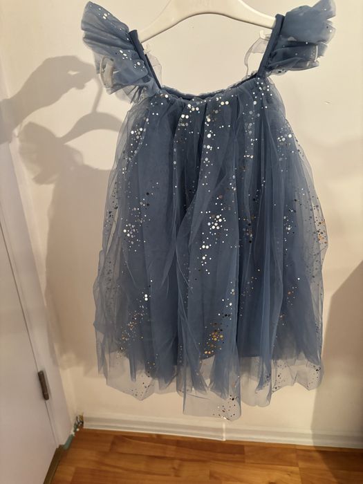 Детска синя рокля