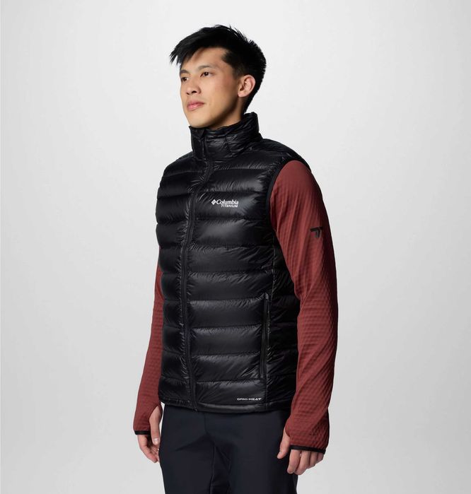 Мужской тёплый пуховый жилет Columbia Titanium Arctic Crest.