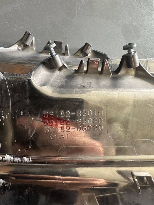 Никель молдинг на камри 55