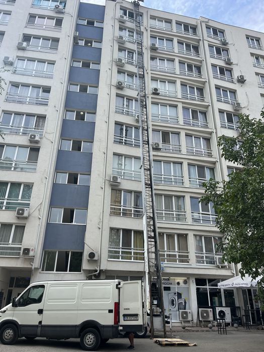 Автовишка,Телфер,Сълба за качване на материали!