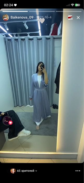 Платье новое абайка шикарное