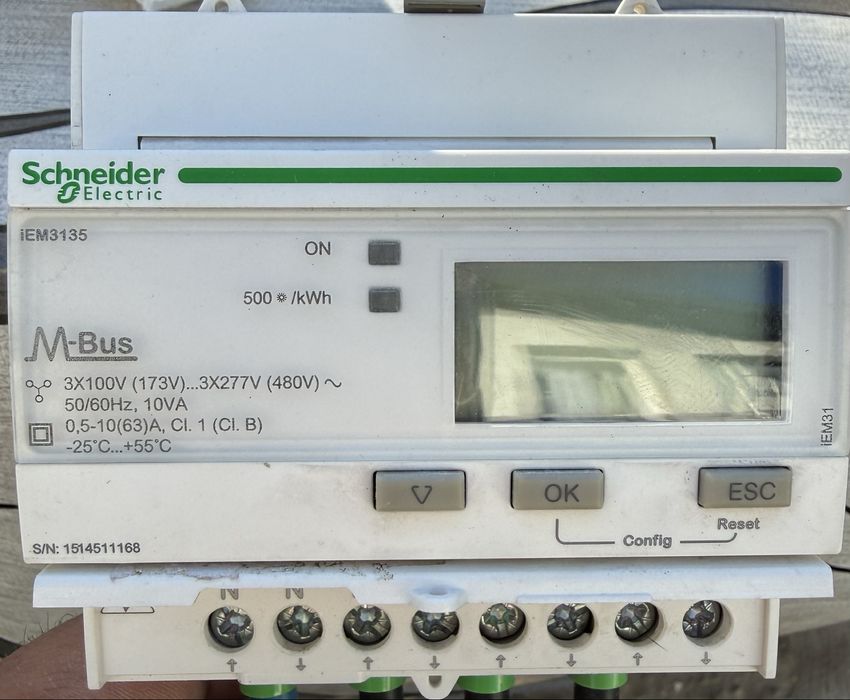 Vand contor electric trifazic Schneider