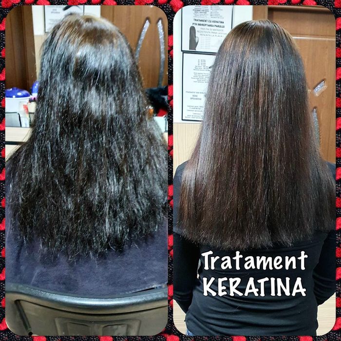 Tratament keratina braziliana pentru îndreptarea parului