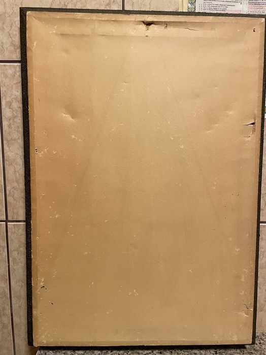 tablou  pictura veche pe panza pictura pe panza pictura in ulei