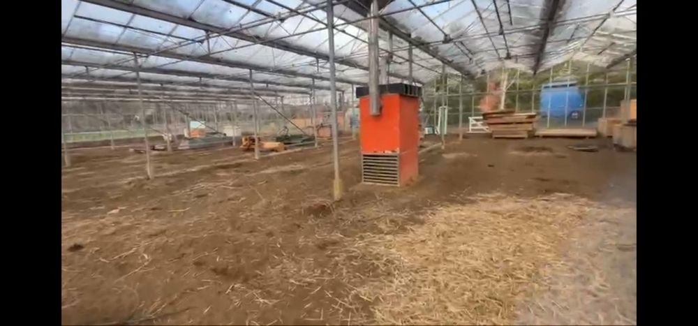 Sera de sticla pe profil metalic