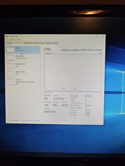 Pc low gaming  gtx 1070 8gb
