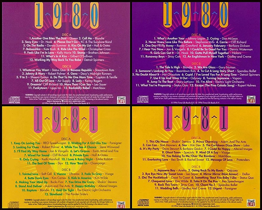 The 80's Collection (TimeLife) - Set 40 CD-uri (Livrare gratuita)