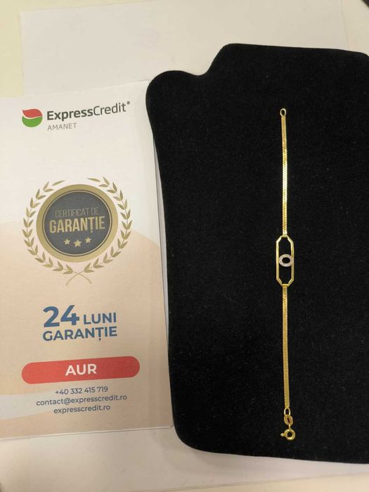 Bratara aur 18K 3,63gr (b.43983.1 Ag24)- Garantie 2 ani!