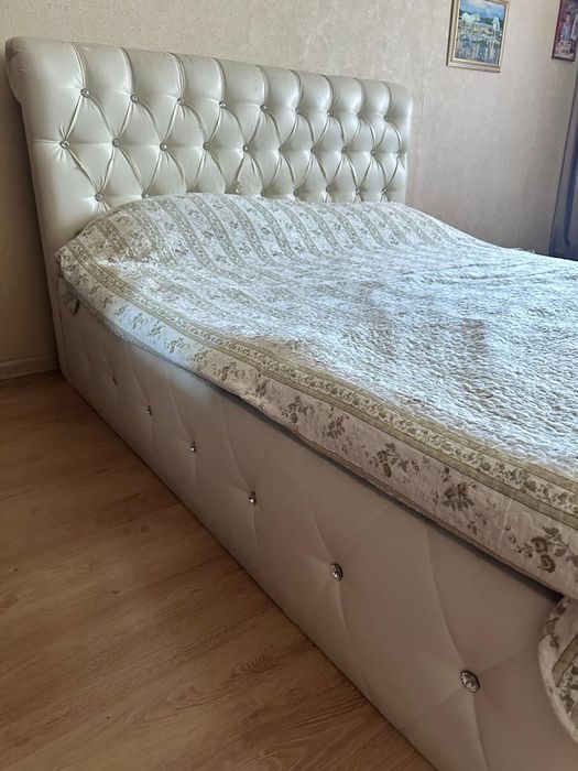 Кровать төсек ақ