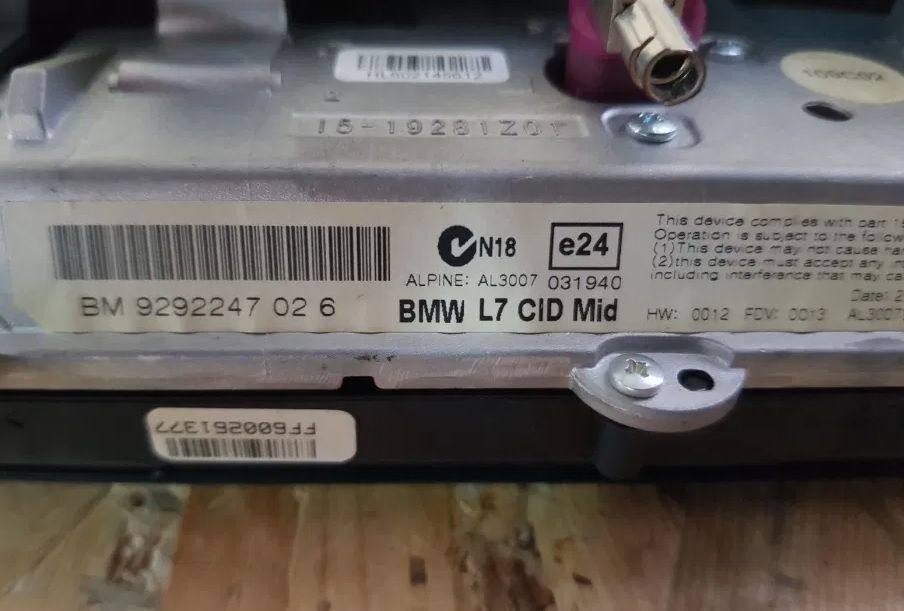 Display Navigatie Bmw F30 F31 L7 CID Cod 9292247