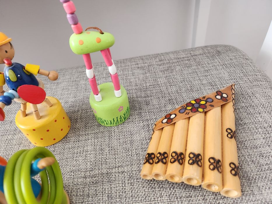 Lot jucării din lemn