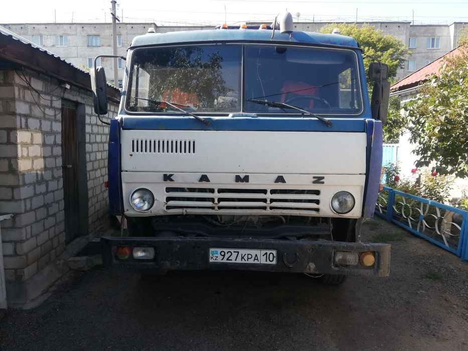 Камаз с прицепом самосвал