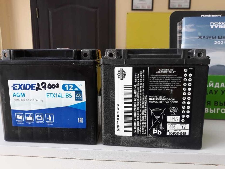 Аккумулятор на Harley-Davidson (Харлей Девидсон)