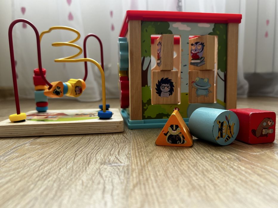 Монтесори лот от дървени играчки