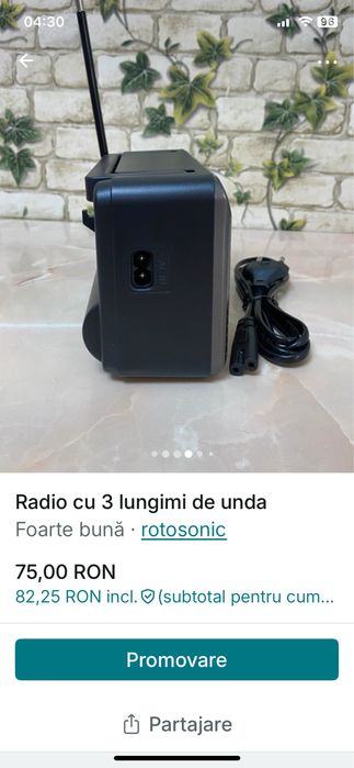 Aparat radio Rotosonic