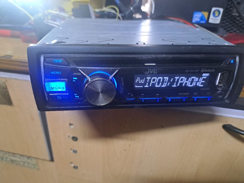 Оригинален JVC KD R741BT CD.USB Bluetooth Aux.Mp3